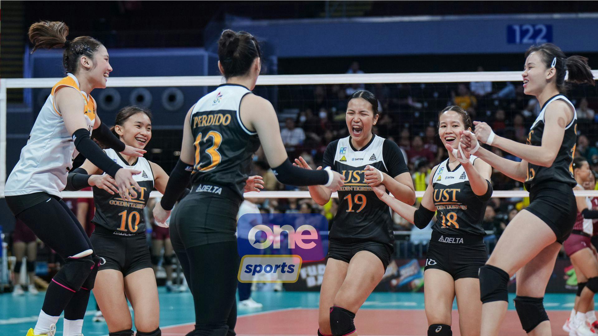 UAAP: Poyos-less UST regains solo first after fighting off UP in four sets